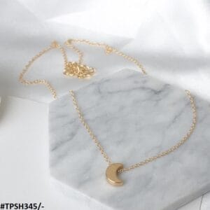 Moon Pendant with Chain