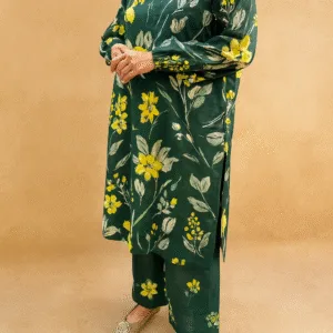 Kaddar green dress image 01